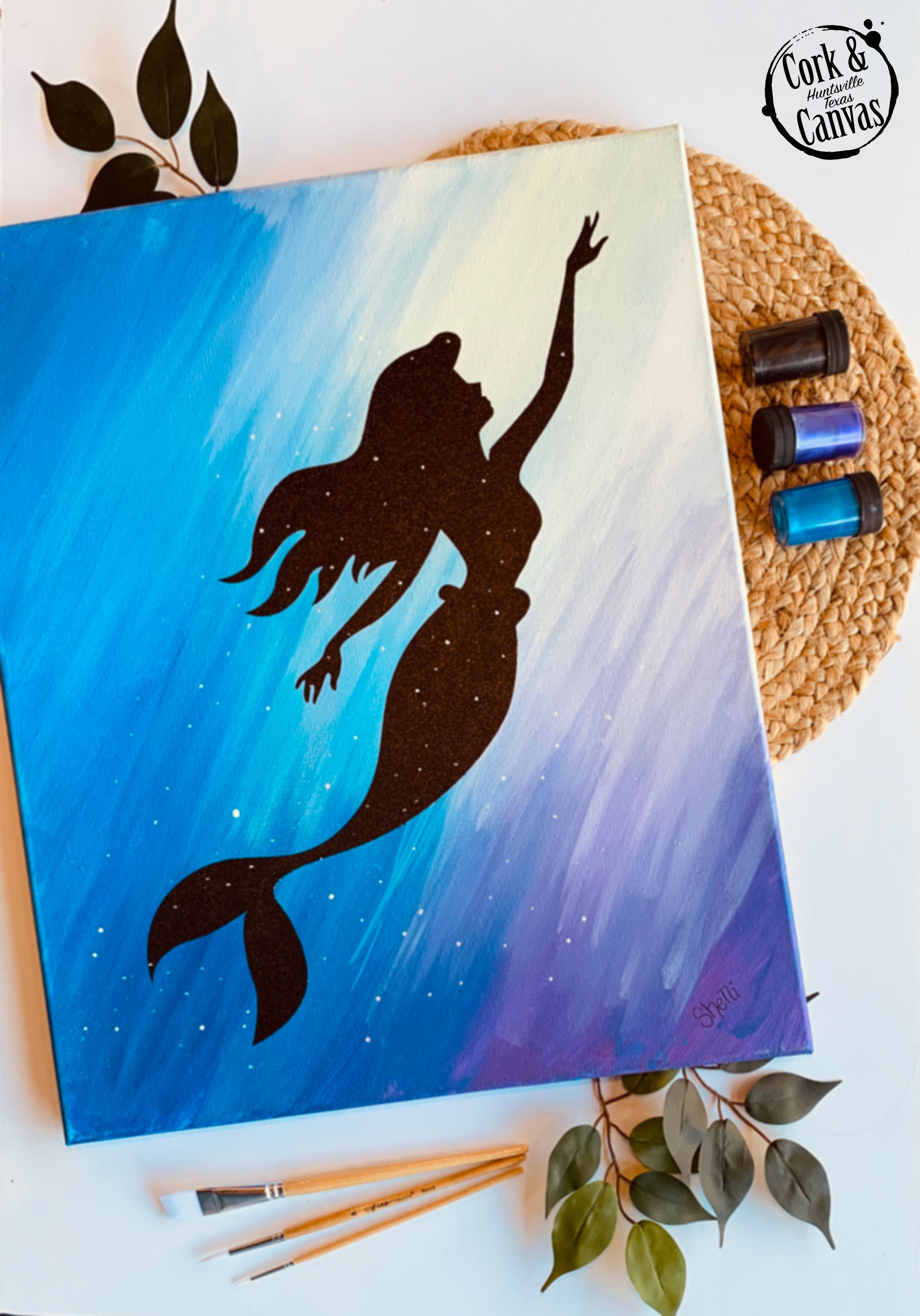 Mermaid Canvas Painting Kit